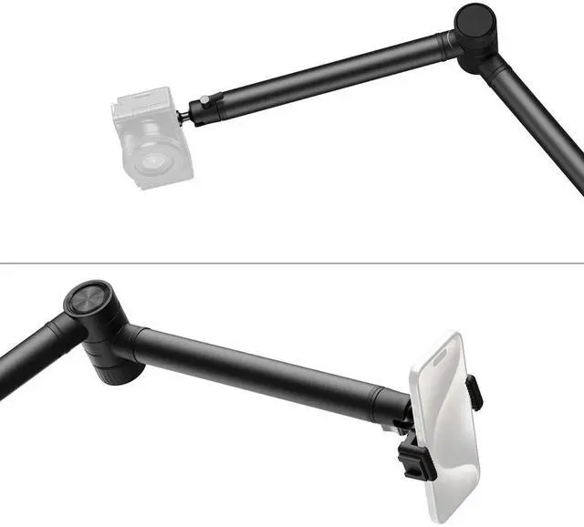 Alt view image 6 of 7 - SmallRig Overhead 3-Section Boom Arm Desk Mount