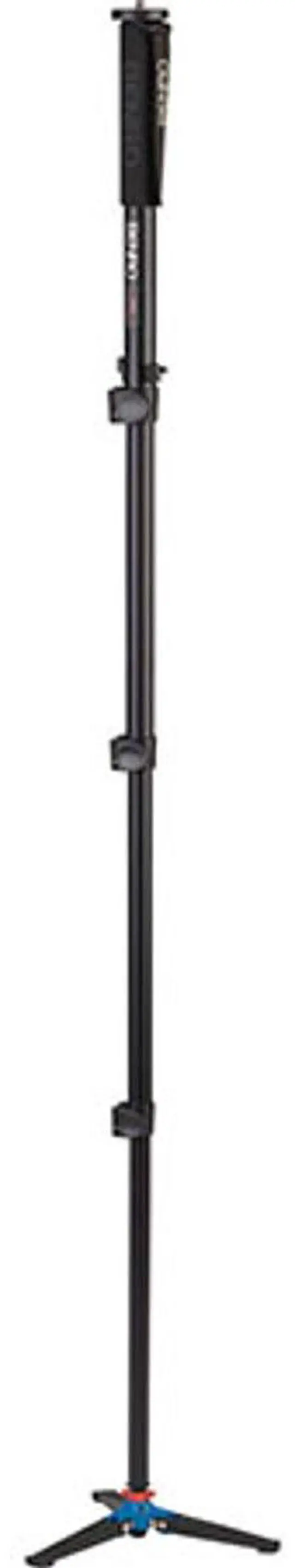 Alt view image 2 of 14 - Benro A38FD 4 Section Aluminum Monopod with 3-Leg Locking Base