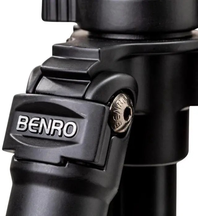 Alt view image 7 of 7 - Benro A2573F 3-Section Aluminum Single Tube Video Tripod with S4PRO Flat Base Fluid Video Head