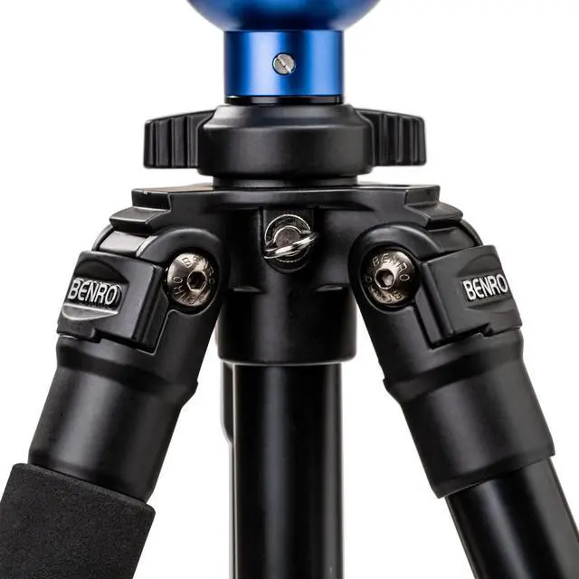 Alt view image 4 of 7 - Benro A2573F 3-Section Aluminum Single Tube Video Tripod with S4PRO Flat Base Fluid Video Head