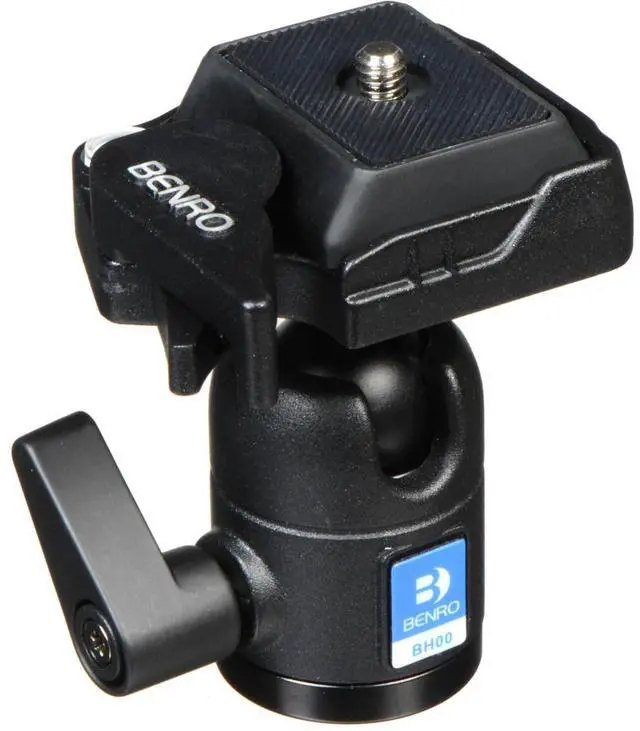 Alt view image 2 of 13 - Benro BH-Series Single Action Ballhead - BH00 & PH-07 Quick Release Plate