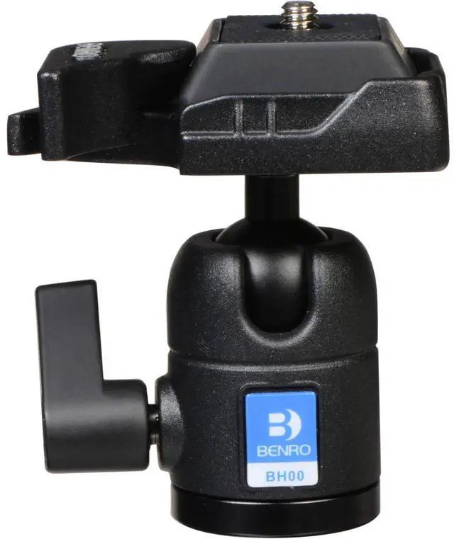 Alt view image 8 of 13 - Benro BH-Series Single Action Ballhead - BH00 & PH-07 Quick Release Plate