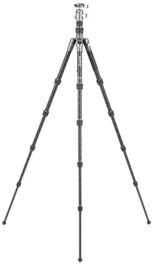 Alt view image 4 of 20 - Benro FBAT15CVX20 Bat #1 Series Carbon Fiber Travel Tripod with VX20 Ball Head (65.2")