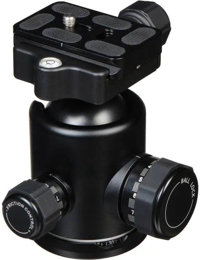 Alt view image 9 of 10 - Benro B-Series Double Action Ballhead - B-3 & PU-60 Quick Release Plate