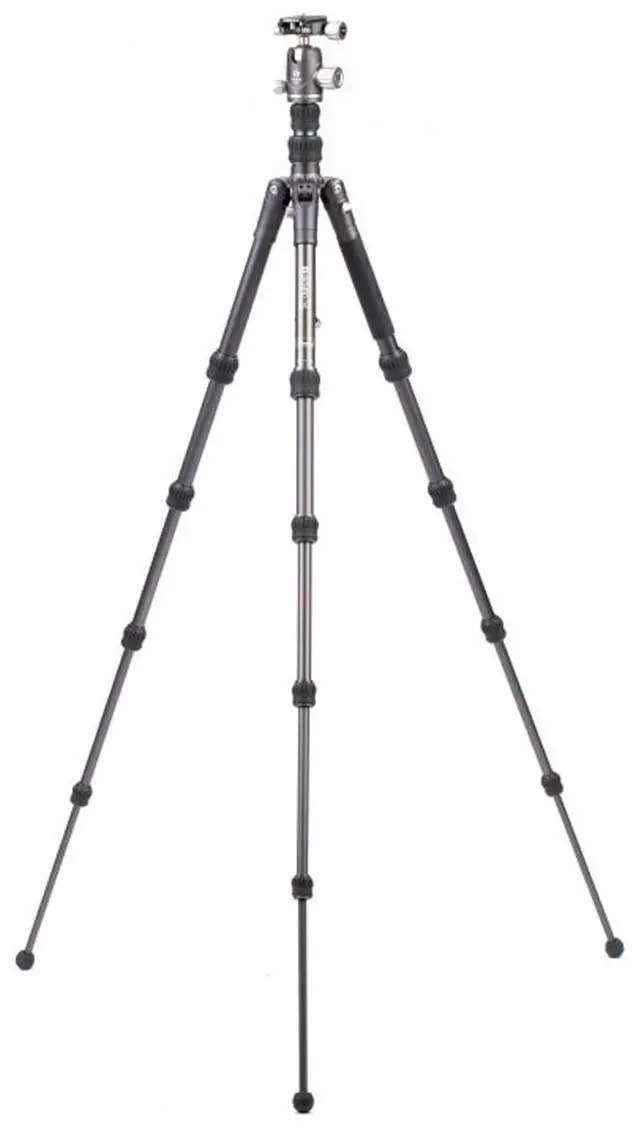 Alt view image 4 of 19 - Benro FBAT05AVX20 Bat #0 Series Aluminum Travel Tripod with VX20 Ball Head