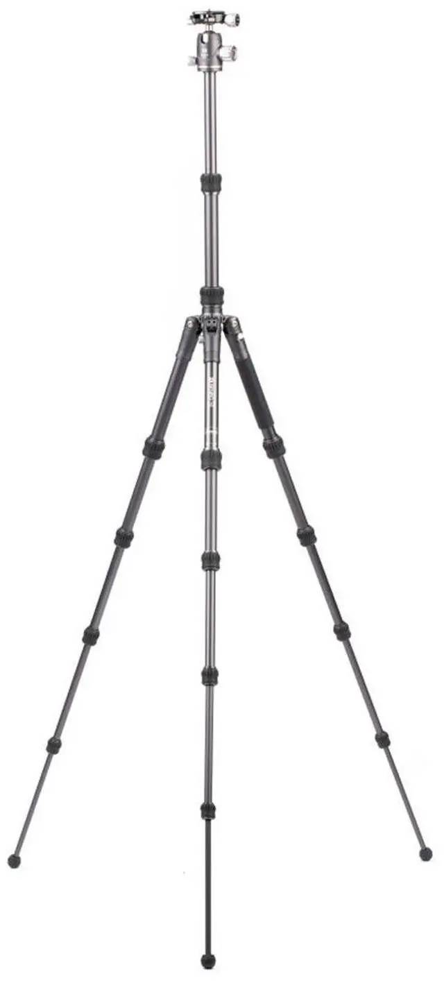 Alt view image 18 of 19 - Benro FBAT05AVX20 Bat #0 Series Aluminum Travel Tripod with VX20 Ball Head