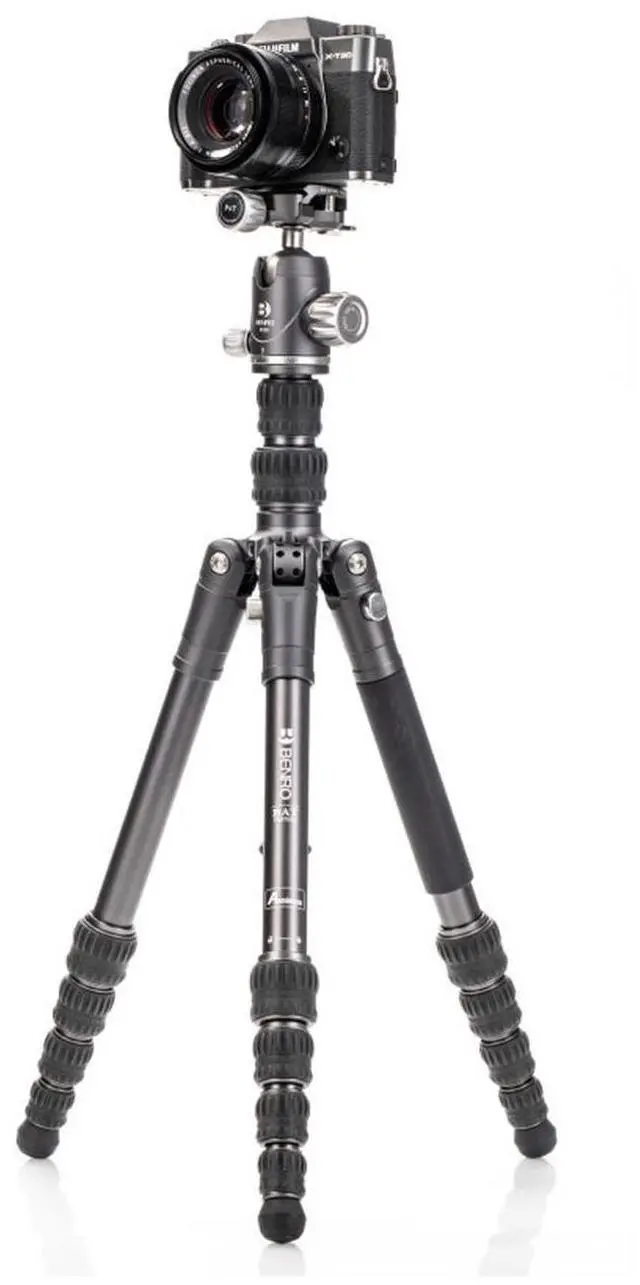 Alt view image 19 of 19 - Benro FBAT05AVX20 Bat #0 Series Aluminum Travel Tripod with VX20 Ball Head
