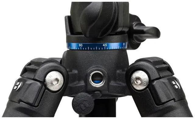 Alt view image 5 of 7 - Benro Go Plus FGP28A 4-Section Aluminum Travel Tripod with Integrated Monopod, 65.2" Maximum Height