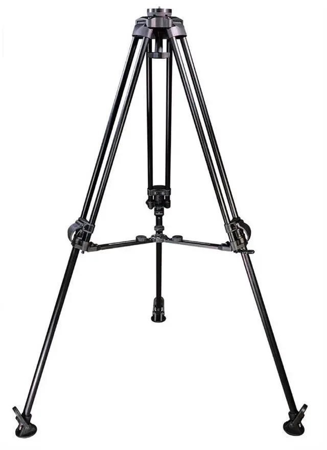 Main image of Cartoni T721 PTZ Lightweight 100mm Base 2-Section Aluminum Tripod with Mid-Level Spreader