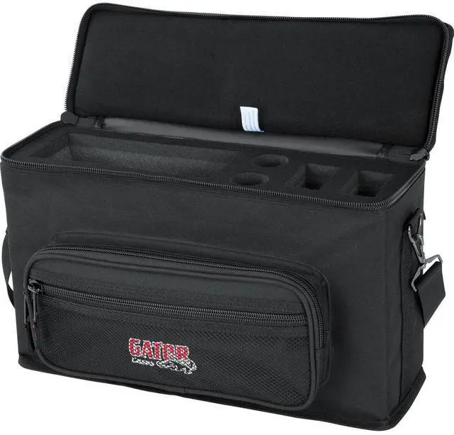 Alt view image 9 of 9 - Gator 2 Wireless Microphone Systems Bag