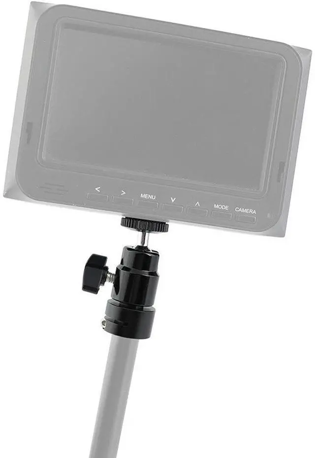 Alt view image 2 of 6 - CAMVATE Versatile Support Holder Ball Head with 1/4"-20 Male Thread Mount and 15mm Rod Port