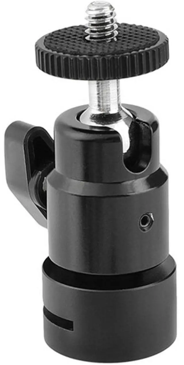 Alt view image 3 of 6 - CAMVATE Versatile Support Holder Ball Head with 1/4"-20 Male Thread Mount and 15mm Rod Port