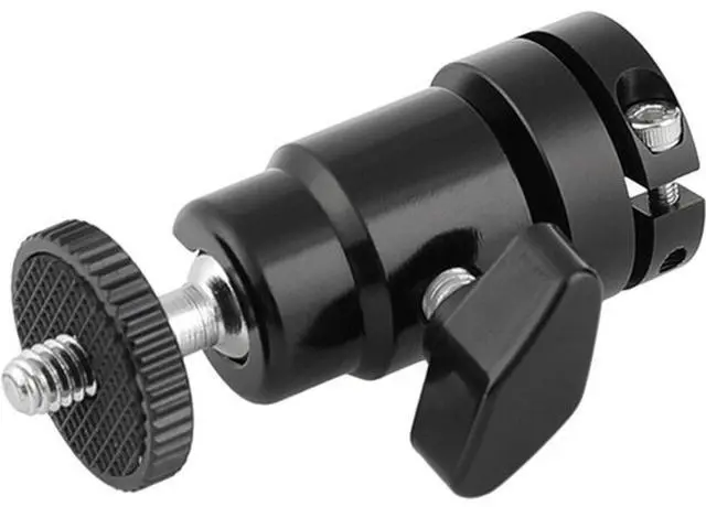 Alt view image 4 of 6 - CAMVATE Versatile Support Holder Ball Head with 1/4"-20 Male Thread Mount and 15mm Rod Port