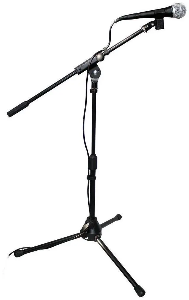 Alt view image 9 of 10 - ProX T-MIC05 Short Tripod Microphone Stand W/Boom
