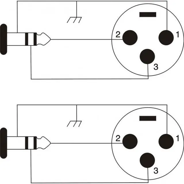Alt view image 2 of 2 - ProX XC-DSXF05 5' Dual 1/4" TRS-M to Dual XLR3-F Balanced High Performance Audio Cable