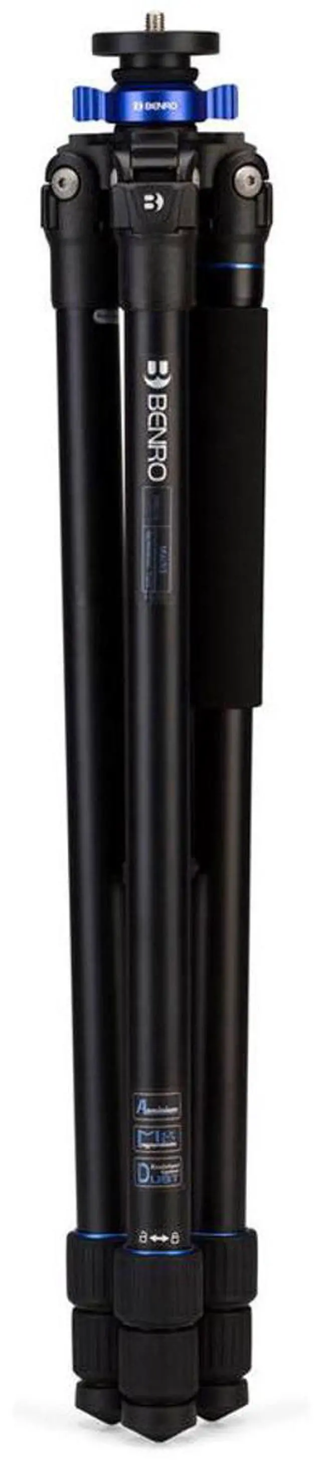 Alt view image 3 of 7 - Benro Mach3 TMA27A Series 2 3-Section Aluminum Tripod/Monopod, Twist Lock