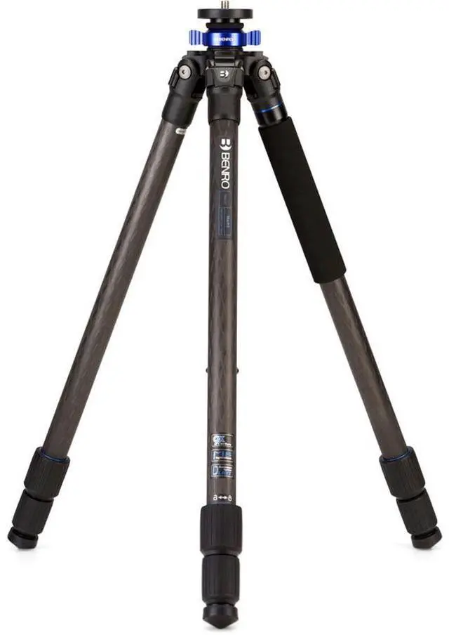 Main image of Benro Mach3 TMA27C Series 2 3-Section 9X Carbon Fiber Tripod/Monopod, Twist Lock