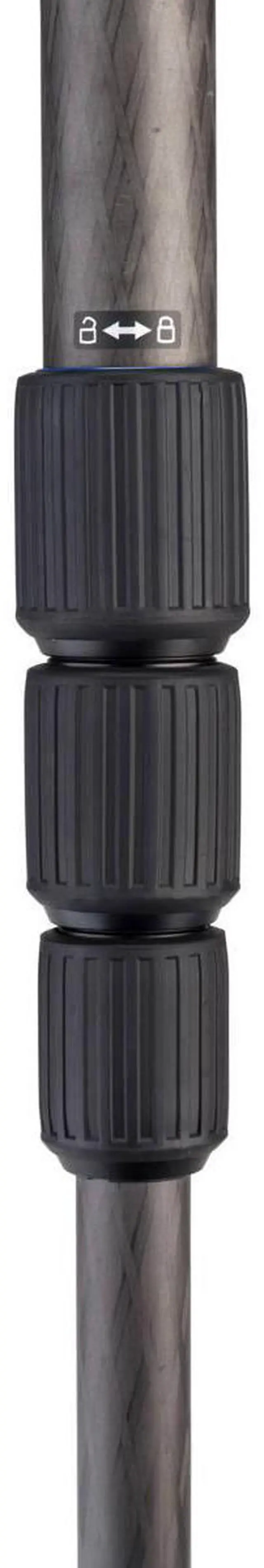 Alt view image 7 of 7 - Benro Mach3 TMA38CL Series 3 4-Section 9X Carbon Fiber Long Tripod, Twist Lock