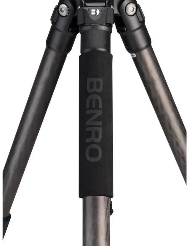 Alt view image 6 of 7 - Benro Mach3 TMA38CL Series 3 4-Section 9X Carbon Fiber Long Tripod, Twist Lock