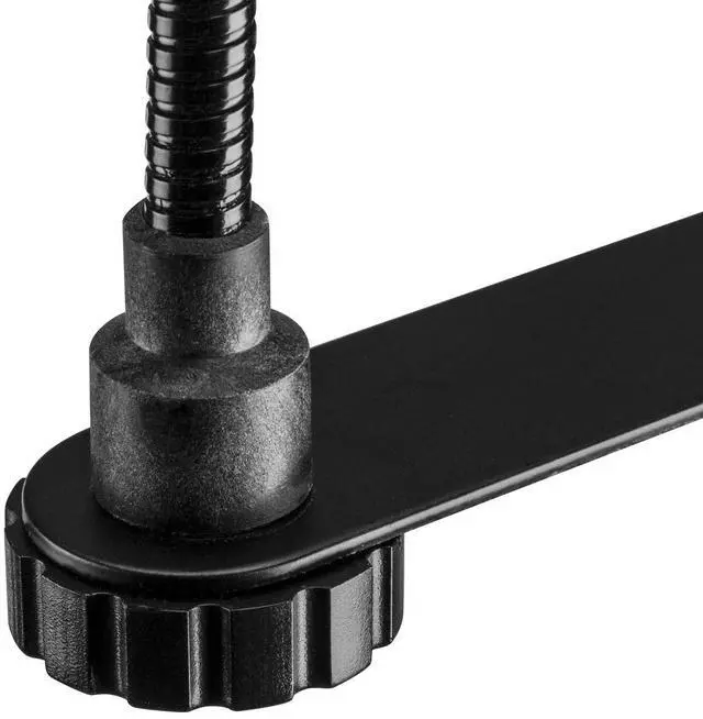 Alt view image 6 of 7 - H&A Pop Filter with Gooseneck and Adjustable Knob (Clamp On) #HA-PF-K
