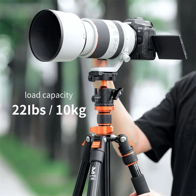 Alt view image 3 of 7 - K&F Concept KF-28 Series 28mm Aluminum Alloy Panoramic Ball Head, 22 lbs Load Capacity