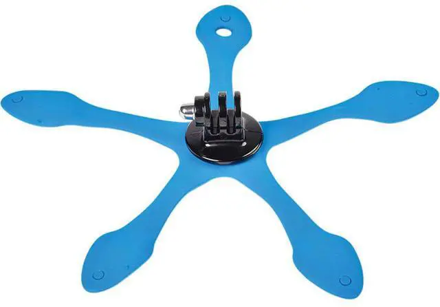 Alt view image 2 of 7 - Pictar Splat Flexible Aluminum Mini Tripod for GoPro, Action and Compact Digital Cameras, Blue