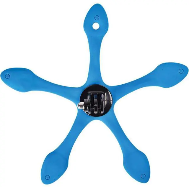 Alt view image 3 of 7 - Pictar Splat Flexible Aluminum Mini Tripod for GoPro, Action and Compact Digital Cameras, Blue