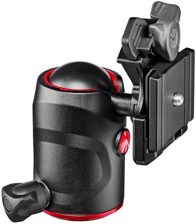 Alt view image 14 of 15 - Manfrotto 496 Center Ball Head with 200PL-PRO Quick Release Plate #MH496-BHUS