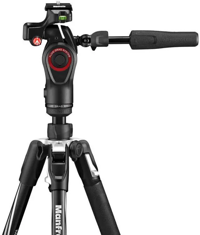 Alt view image 7 of 7 - Manfrotto Befree 3-Way Live Advanced Tripod Kit with Befree 3-Way Live Head