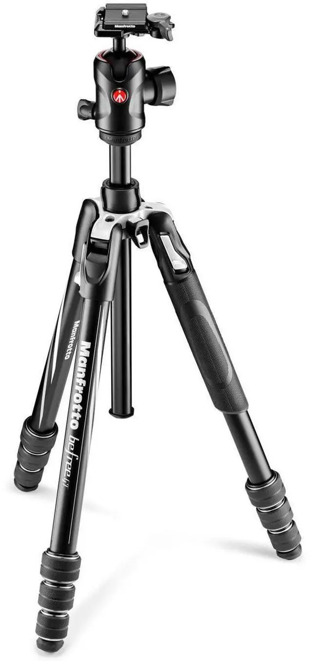 Alt view image 20 of 20 - Manfrotto Befree GT Aluminum Tripod with Twist Lock - Black