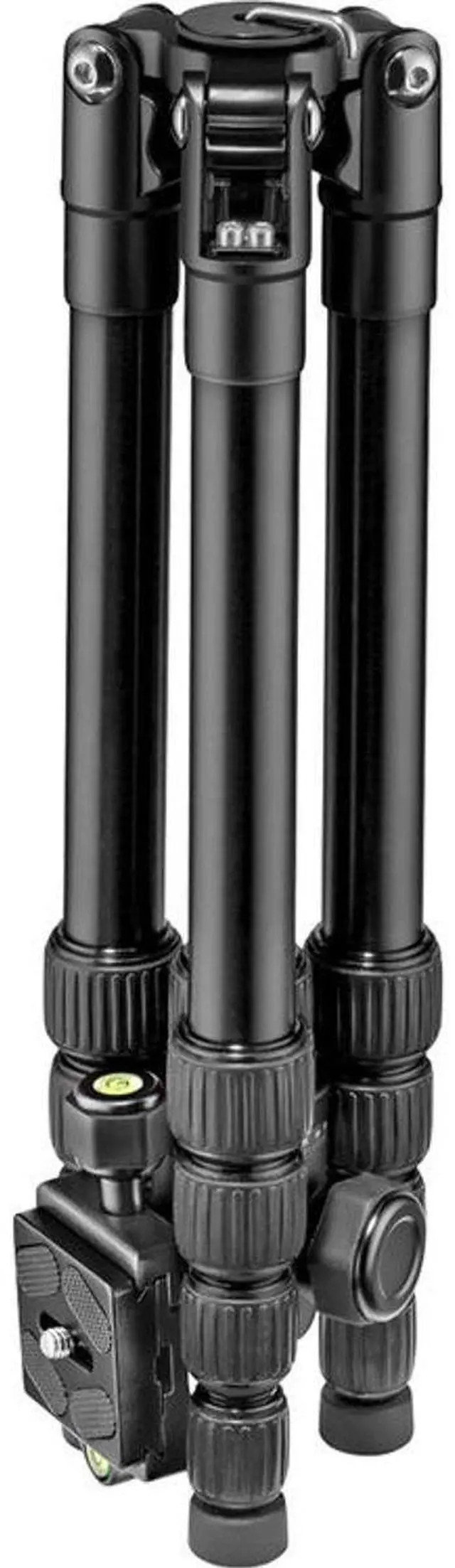 Alt view image 3 of 3 - Manfrotto Element Traveller Small 5-Section Aluminum Tripod with Ball Head, Black