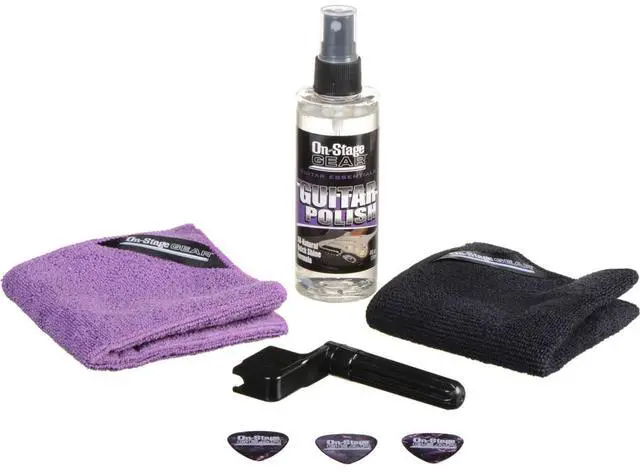 Alt view image 3 of 5 - On Stage GK7000 Universal Guitar Care Kit 81596