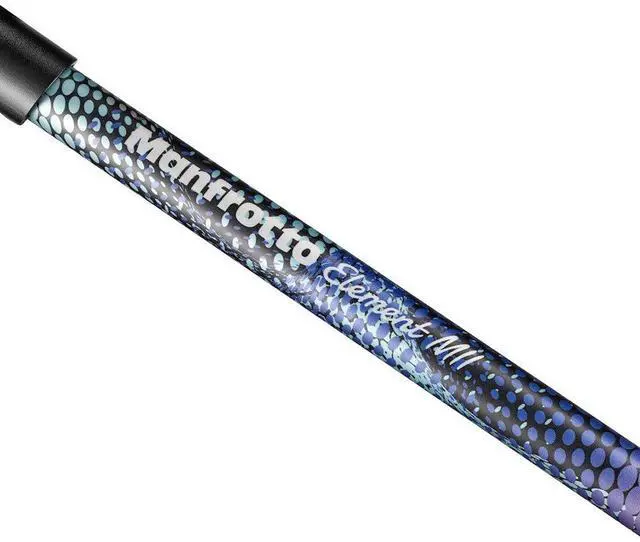 Alt view image 7 of 7 - Manfrotto Element MII 4-Section Aluminum Tripod with Ball Head, Blue