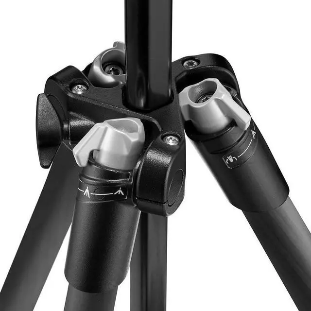 Alt view image 14 of 14 - Manfrotto Element MII Mobile Bluetooth 4-Section Carbon Fiber Traveler Tripod, Black