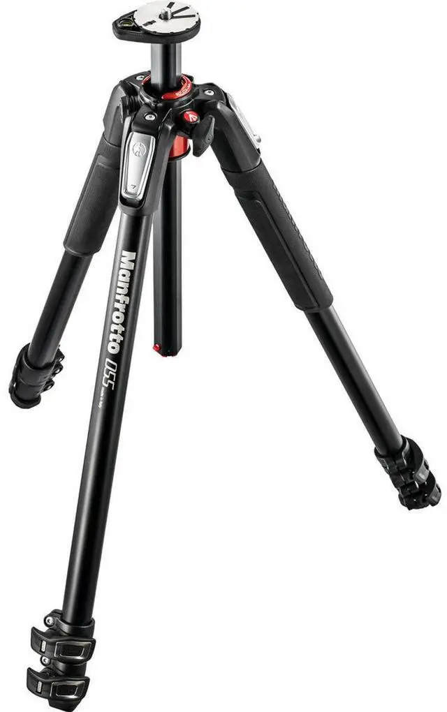 Alt view image 2 of 7 - Manfrotto 055XPRO3 3-Section Aluminum Tripod, Bundle with 327RC2 Joystick Ball Head and Flashpoint Tripod Case