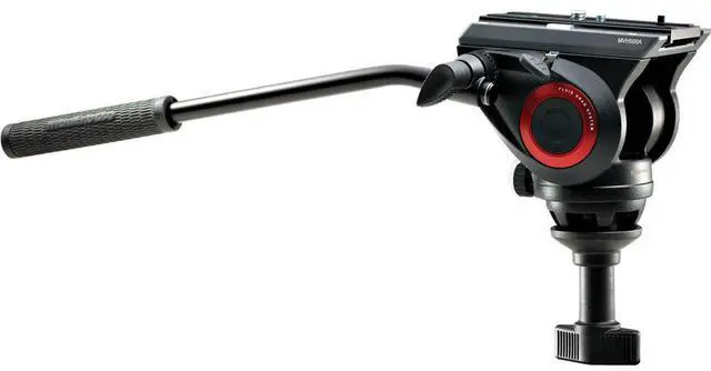 Alt view image 10 of 15 - Manfrotto MVT502AM Tripod with MVH500A Fluid Drag Video Head w/ Carry Case MVK500AM