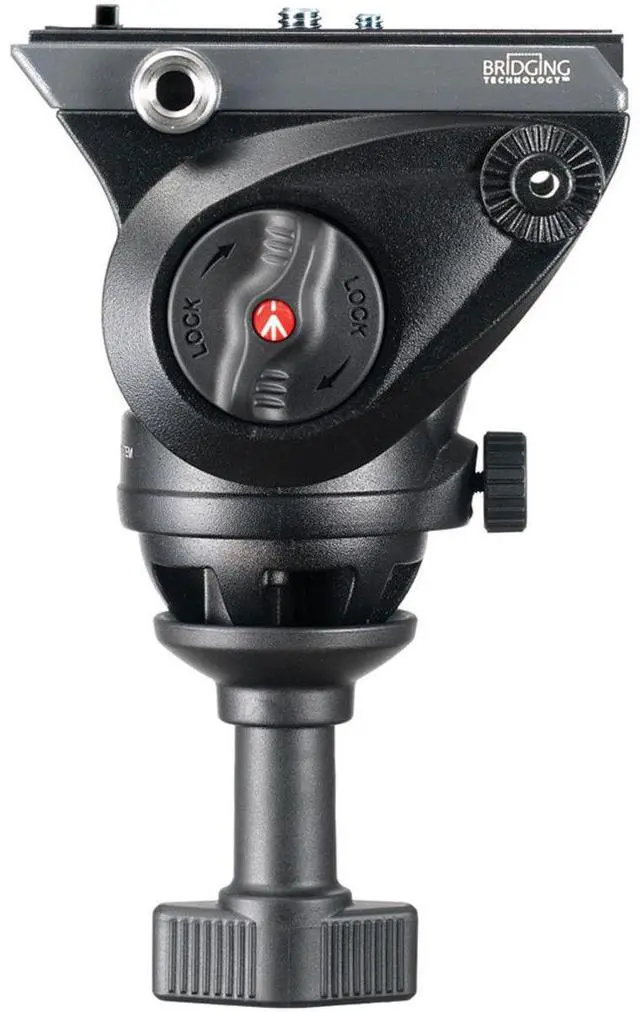 Alt view image 11 of 15 - Manfrotto MVT502AM Tripod with MVH500A Fluid Drag Video Head w/ Carry Case MVK500AM