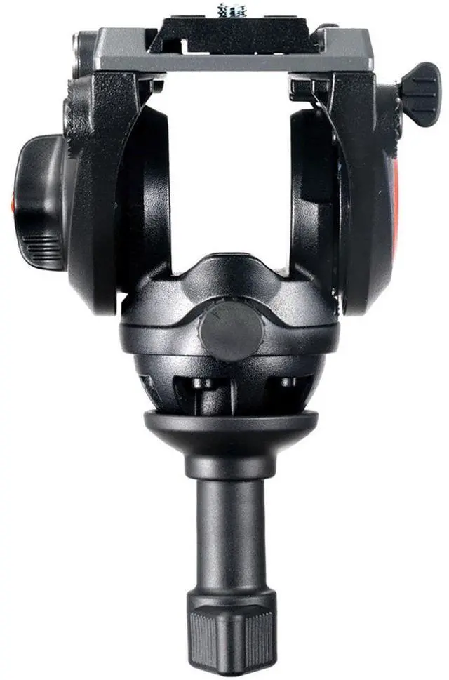 Alt view image 12 of 15 - Manfrotto MVT502AM Tripod with MVH500A Fluid Drag Video Head w/ Carry Case MVK500AM