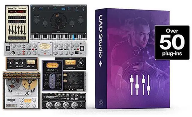Alt view image 5 of 6 - Universal Audio Apollo Twin X DUO Gen 2 Thunderbolt 3 Audio Interface with Studio+ Plug-Ins with Closed-Back Studio Monitor Headphones and Value Series XLR M to F Professional Microphone Cable - 25'