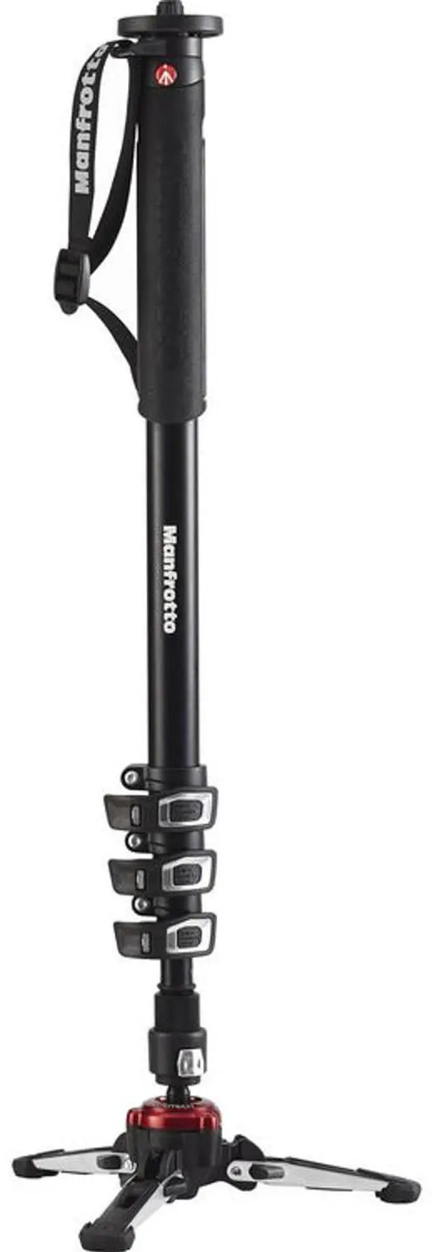 Alt view image 6 of 8 - Manfrotto MVMXPROA4US Xpro Aluminum Video 4-Section Monopod