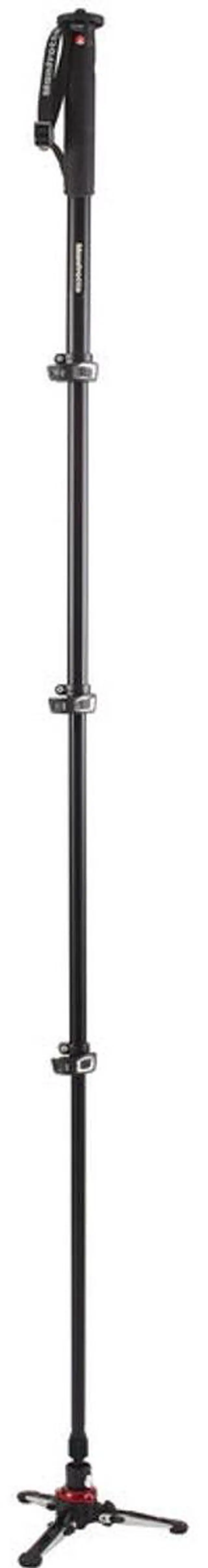 Alt view image 7 of 8 - Manfrotto MVMXPROA4US Xpro Aluminum Video 4-Section Monopod