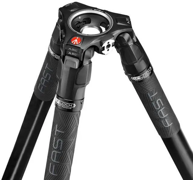Alt view image 2 of 7 - Manfrotto 635 FAST 3-Section Carbon Fiber Tripod