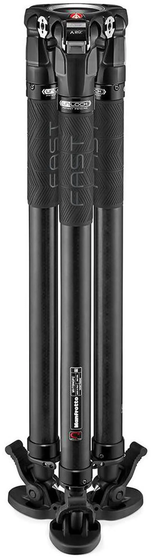 Alt view image 6 of 7 - Manfrotto 635 FAST 3-Section Carbon Fiber Tripod