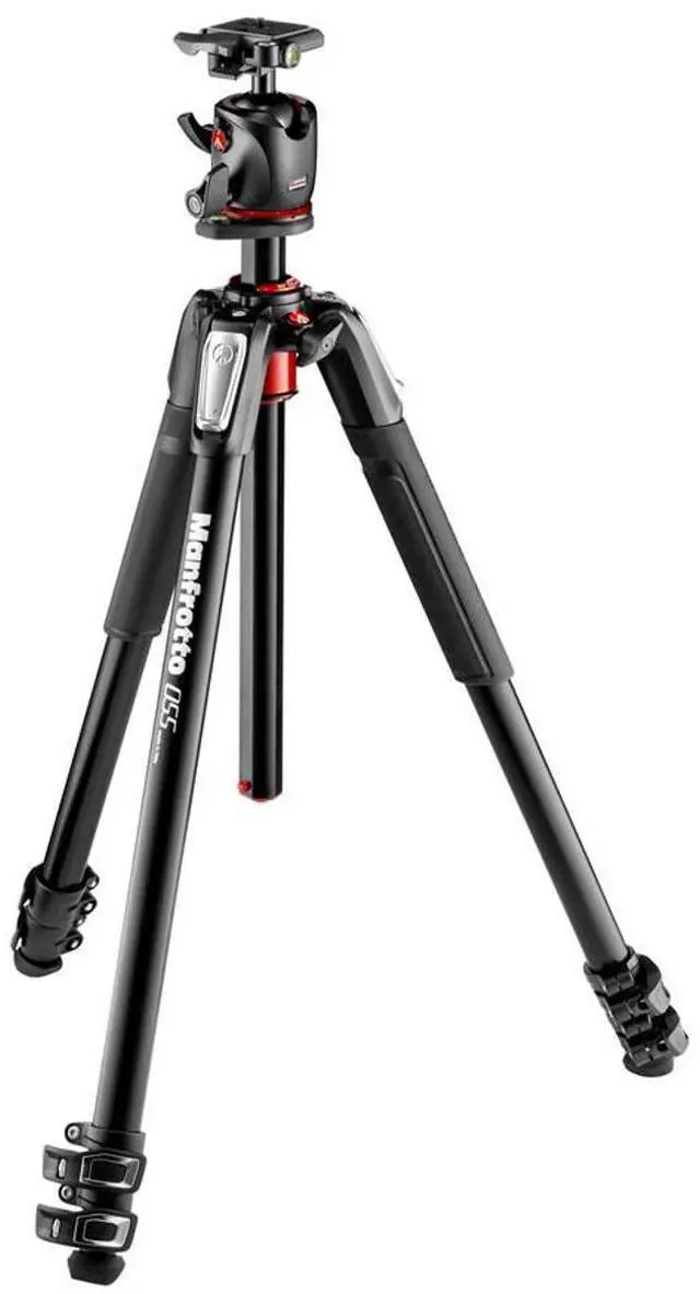 Alt view image 10 of 11 - Manfrotto MK055XPRO3-BHQ2 Aluminum Tripod with XPRO Ball Head and 200PL QR Plate