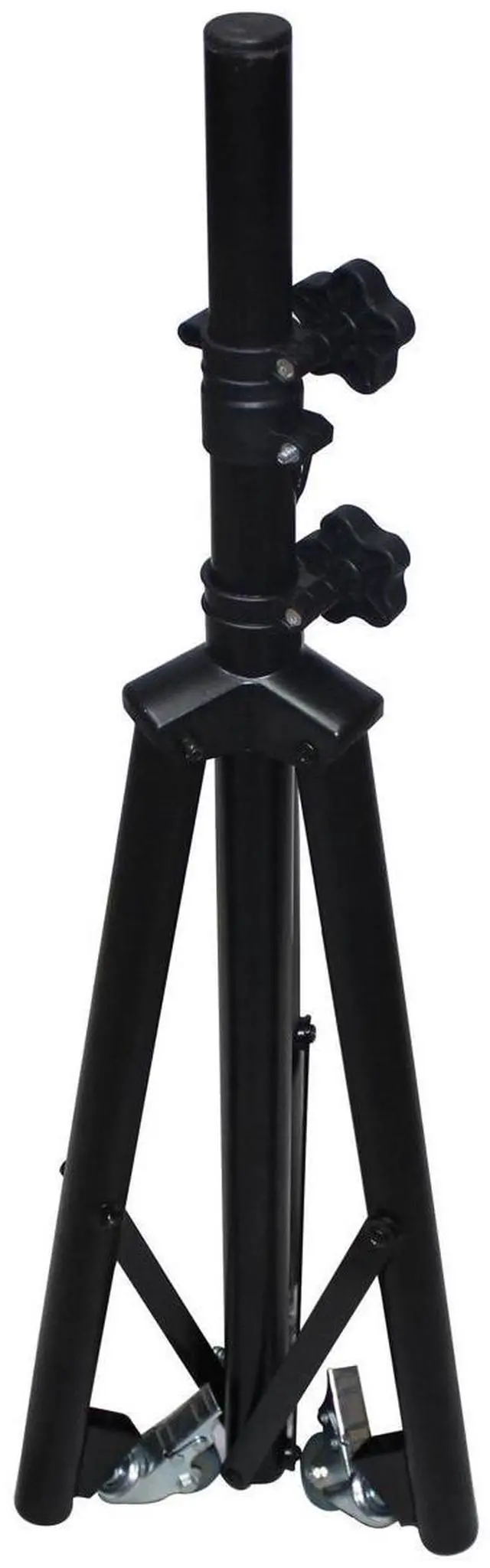 Alt view image 4 of 7 - ProX X-SW15 Adjustable Speaker Lighting Tripod Stand with Casters