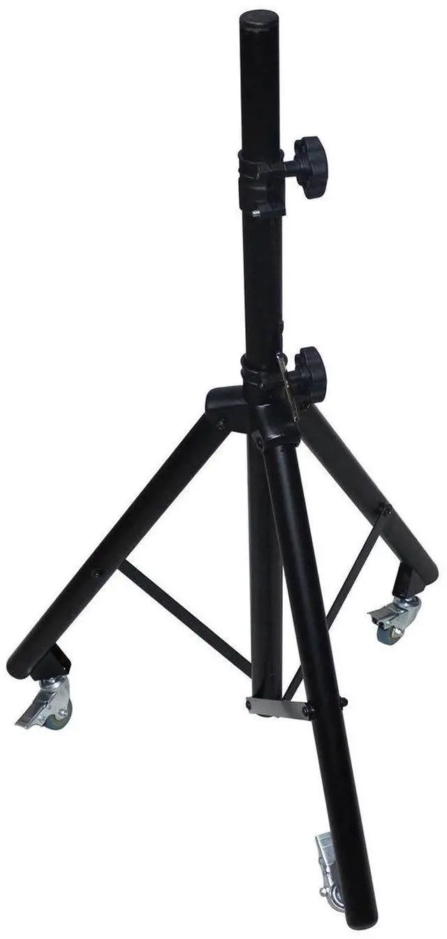 Alt view image 6 of 7 - ProX X-SW15 Adjustable Speaker Lighting Tripod Stand with Casters