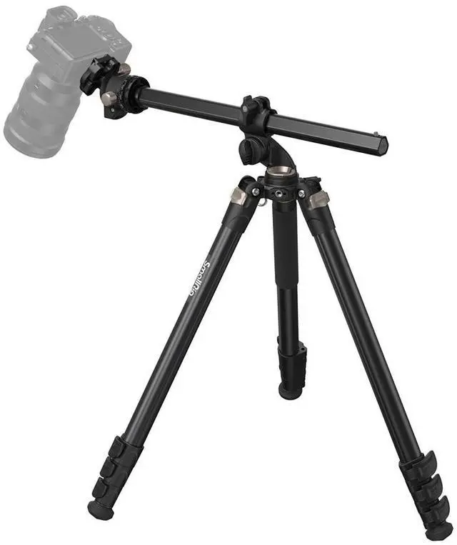 Alt view image 2 of 7 - SmallRig CT200 4-Section Lateral Center Column Aluminum Tripod/Monopod