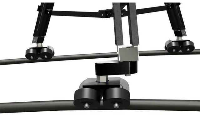 Alt view image 2 of 3 - Kessler K-Pod Premium Track Dolly Trucks, Set of 3