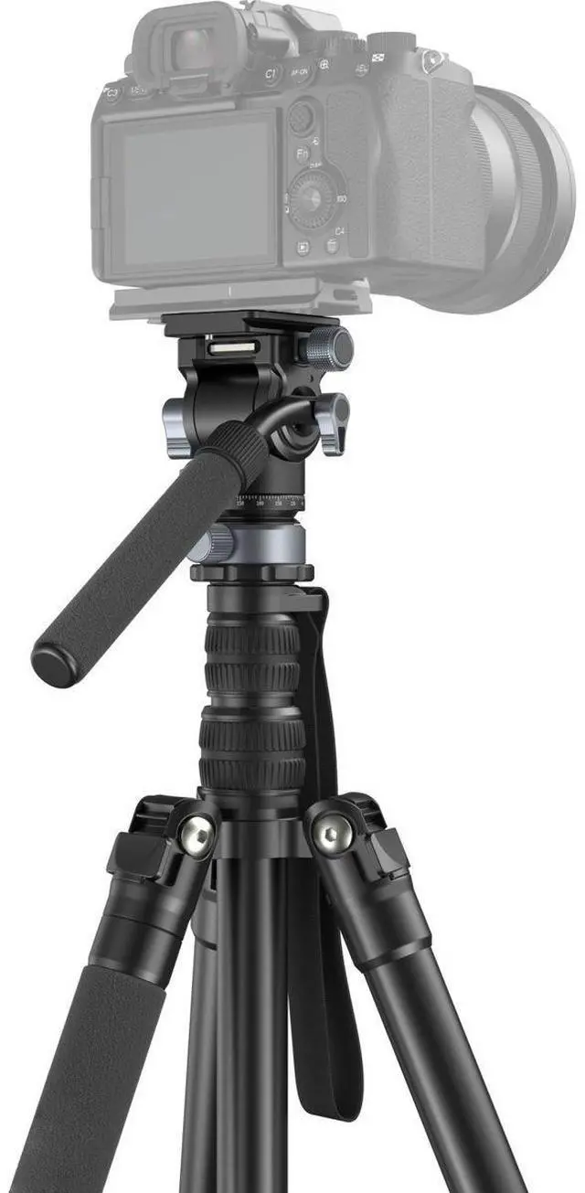 Main image of SmallRig FreeBlazer CT190 4-Section Aluminum Tripod with Video Head