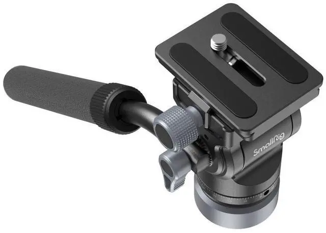 Alt view image 7 of 7 - SmallRig FreeBlazer CT190 4-Section Aluminum Tripod with Video Head